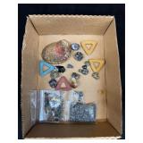 Mixed Mineral & Abalone Shell Lot