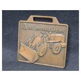 Vintage Allis Chalmers Brass Watch Fob