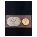 Mickey Mouse Scrimshaw-Style Thermometer 10.5-Inch