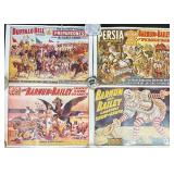 Lot of 5 VTG Circus & Wild West Show Posters