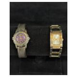 2-Piece Purple Sport & Two-Tone Tank Watches
