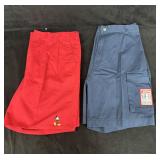 2 Pairs Mickey Mouse Shorts (Sizes 38 & XL)