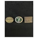 3-Piece Vintage Belt Buckle Lot
