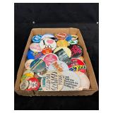 Vintage Advertising & Novelty Pin Button Lot