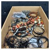 1lb Earthy Wood & Leather Jewelry Maker's Lot