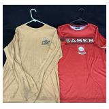 2 Long-Sleeve & Graphic T-Shirts (Size L)