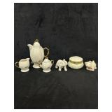 6-Piece Vintage Miniature Ceramics Lot