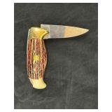 Bald Eagle Faux-Stag Knife (8-Inch)