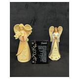 Angel Figurines & Faith Plaque Lot
