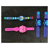 4-Piece Assorted Kids Digital Watch Lot