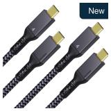 Maxonar 2 Pack Thunderbolt 4 Cable, 40Gbps, 240W