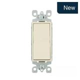 Decora 15A Illuminated Rocker Switch Light Almond