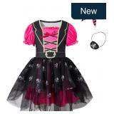Okbebe Toddler Pirate Outfit - Dress, Mask, Scarf