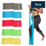 Set of 5 Latex-Free Resistance Bands 3-20lbs
