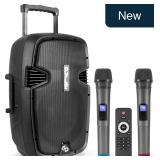 Pyle Portable Bluetooth PA Speaker 12' 1000W