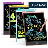 TECJOE 4-Pk 8.5' LCD Writing Tablets for Kids