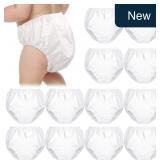 Funtery 12-Pk 4T Plastic Potty Training Pants