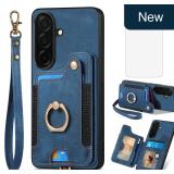 Asuwish Galaxy S26 5G Case Blue 4-Card Slots