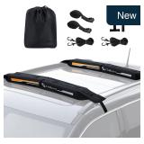Golkcurx Soft Roof Rack Pads Black 15FT 2-Pk