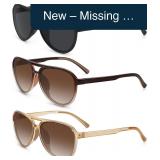 Polarized Aviator Sunglasses 2-Pk
