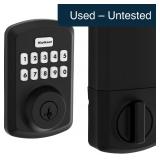 Kwikset Powerbolt 250 Keypad Lock Matte Black