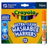 Crayola Broad Line Markers (12 Count), Washable