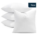 puredown 26x26 Euro Pillow Inserts Set of 4