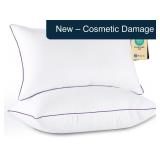JOLLYVOGUE Queen Pillows Set of 2 - Supportive