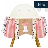 1st Birthday Cowgirl Highchair Banner - 78.7in