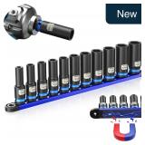 Seesii 1/2' Drive Deep Impact Socket Set, 11-Pc