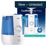 Vicks CoolRelief 1.2 Gal Humidifier, 40hrs Run