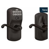 Schlage Plymouth Keypad Lock Aged Bronze FE595