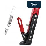 Red Adjustable CNC Motorcycle Kickstand