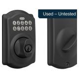 Schlage BE365 Keypad Deadbolt Lock, Matte Black
