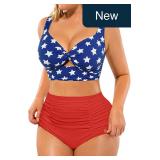 SHAPELLX Women's High Waisted Bikini Set MEDIUM