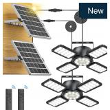 Solar Shed Light 1200LM 174LED 2-Pk Motion Sensor