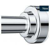 TEECK 32-80' Adjustable Shower Curtain Rod, Silver