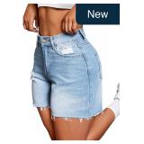 IWD Jean Shorts Womens High Waisted Denim Shorts