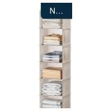YOUDENOVA 6-Shelf Closet Organizer, Beige