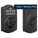 Schlage BE365 Keypad Deadbolt Lock Matte Black