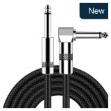 New Bee 10ft Electric Guitar Cable 6.35mm Jack
