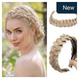 CJL 2-Pc Braided Headbands Sunny Blonde