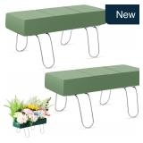Tondiamo 2-Pk Headstone Flower Saddles 12x11