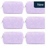 SOIDRAM 6-Pk Makeup Bag Organizer Cute 7x4