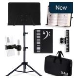 Sheet Music Stand - Full Metal with Carrying Bag