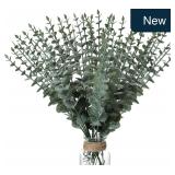 XunYee 150 Pcs Eucalyptus Stems Greenery Decor