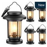 Solar Lantern Black Candle Bulb 600mAh 8-10Hr