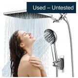 RNDIOZD 11.8' Rain Shower Head 5 Modes Handheld