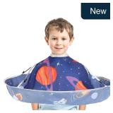 FEBSNOW Kids Hair Cutting Cape 60cm Adjustable