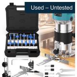 TwoWin 800W Compact Wood Router Tool + 15 Bits